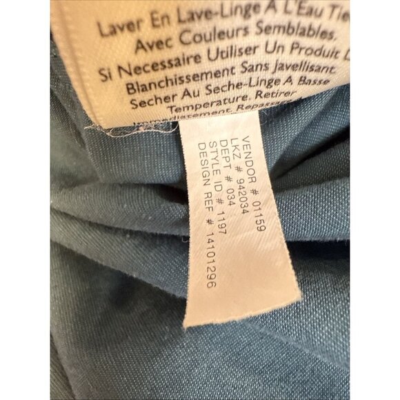 Eddie Bauer Classic Fit Wrinkle Resistant Green Shirt Tall XL 100% Cotton - Picture 7 of 8